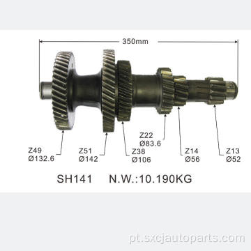 Auto Parts Input Transmission Engrenagem Eixo Principal para 33411-2780